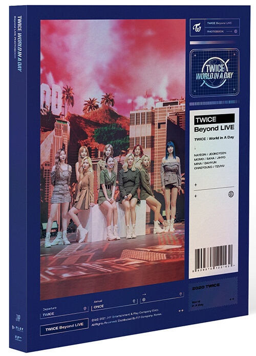 [DVD] [포토북] 트와이스 - Beyond LIVE - TWICE  World in A Day PHOTOBOOK