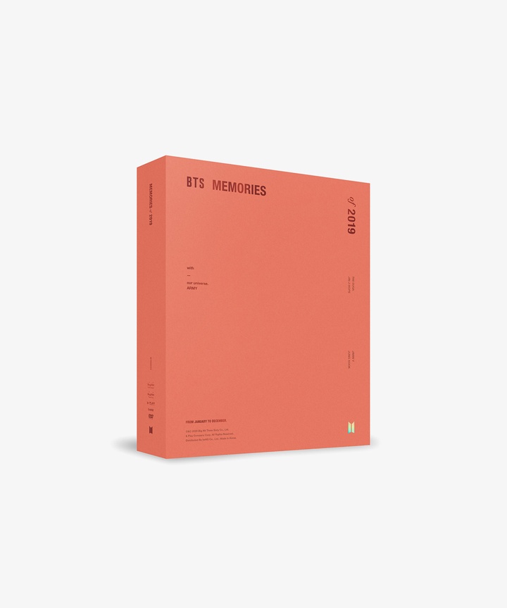 BTS MEMORIES OF 2019 DVD