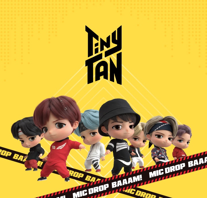 TinyTAN Figure Keyring MIC Drop _ Weverse Shop