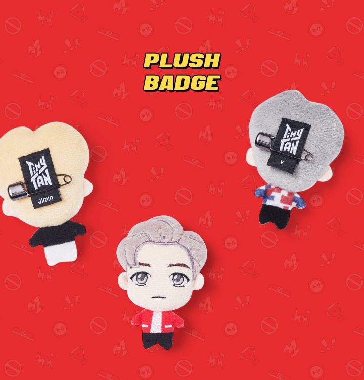 TinyTAN Plush Badge _ Weverse Shop